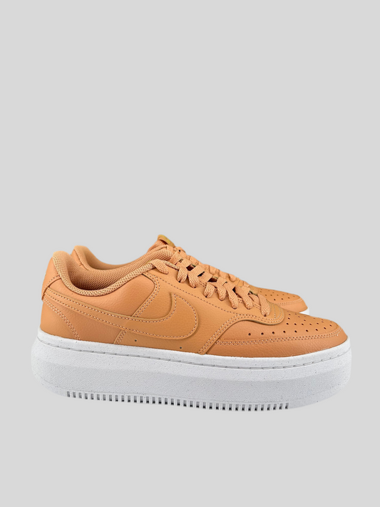 Size 10 women- Nike Court Vision Alta Platform ‘Light Cognac’