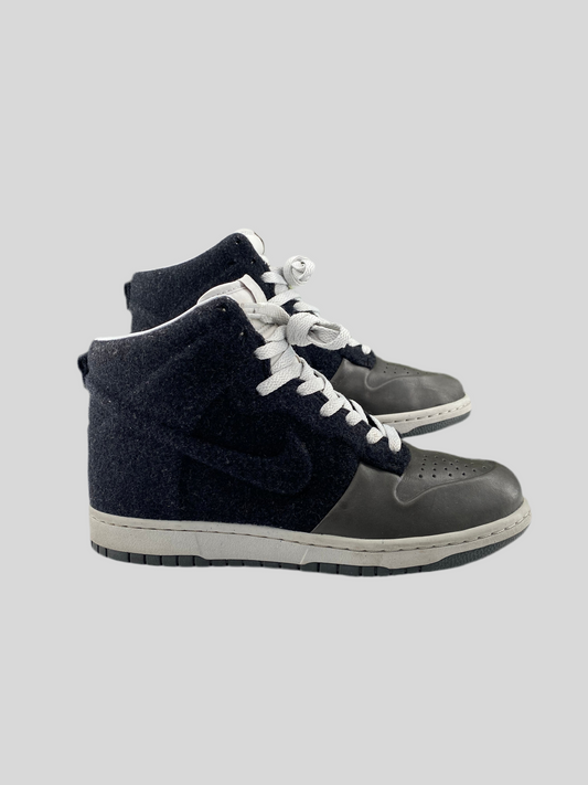 Size 7.5 men- Dunk High VT Premium Wool ‘Midnight Fog’ 472517-001